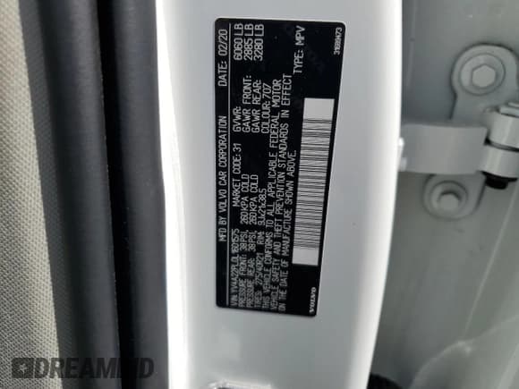 ✅ 2020 Volvo XC90 Inscription • VIN: YV4A22PL0L1601575 • Lot: 55259165. Wystawiony na Copart z przebiegiem Nie podano. Bezpłatny archiwum sprzedaży aukcyjnych z USA i szczegółowy raport historii pojazdu na DreamBid. Zdjęcie 13.