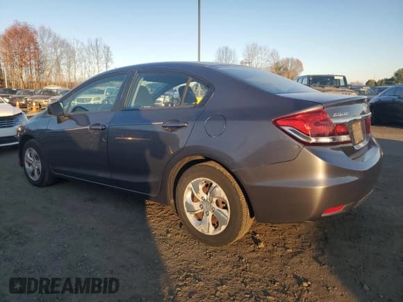 ✅ 2014 Honda Civic LX • VIN: 19XFB2F57EE228739 • Lot: 93173475. Listed on Copart with 58,654 mi. Free auction sales archive from the USA and detailed vehicle history report at DreamBid. Image 2.