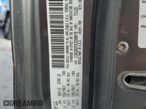 ✅ 2012 Ram 1500 SLT • VIN: 1C6RD6GP3CS288078 • Lot: 91801455. Listed on Copart with 197,983 mi. Free auction sales archive from the USA and detailed vehicle history report at DreamBid. Image 12.