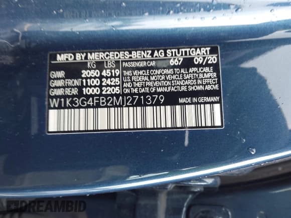 ✅ 2021 Mercedes-Benz A 220 • VIN: W1K3G4FB2MJ271379 • Lot: 42500376. Wystawiony na IAAI z przebiegiem 43 399 mil. Bezpłatny archiwum sprzedaży aukcyjnych z USA i szczegółowy raport historii pojazdu na DreamBid. Zdjęcie 9.