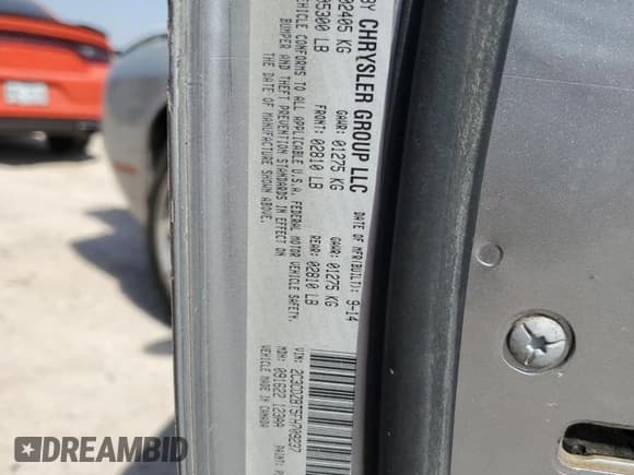 ✅ 2015 Dodge Challenger R/T Plus • VIN: 2C3CDZBT5FH709237 • Lot: 57032484. Wystawiony na Copart z przebiegiem 67 041 mil. Bezpłatny archiwum sprzedaży aukcyjnych z USA i szczegółowy raport historii pojazdu na DreamBid. Zdjęcie 13.