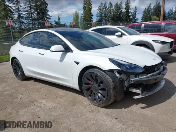 ✅ 2021 Tesla Model 3 Performance • VIN: 5YJ3E1EC2MF096681 • Lot: 42068782. Wystawiony na IAAI z przebiegiem 34 852 mil. Bezpłatny archiwum sprzedaży aukcyjnych z USA i szczegółowy raport historii pojazdu na DreamBid. Zdjęcie 1.