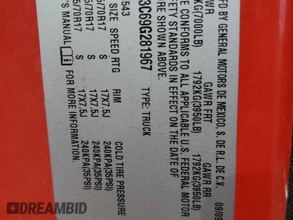 2009 Chevrolet Silverado 1500 LS z VIN 3GCEK13C69G281967, wystawiony jako Copart lot #81149344 z przebiegiem Nie podano mil oraz Szkoda całkowita • Salvage title. Historia ofert i sprzedaży dostępna na DreamBid. Obrazek 12.