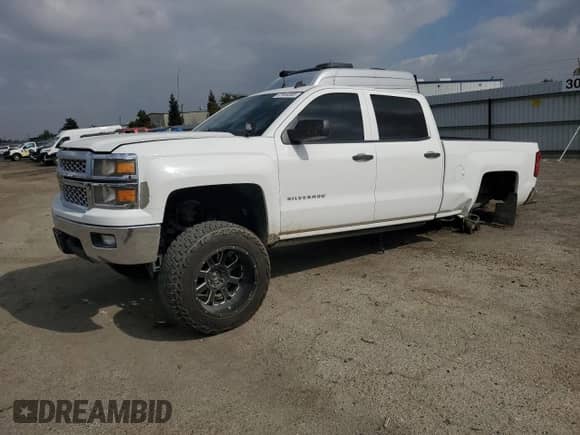 2014 Chevrolet Silverado 1500 LT с VIN 3GCUKRECXEG261755, выставлен на аукционе Copart как лот 87444585 с пробегом 119 580 миль миль и Списание • Salvage title. История ставок и продаж доступна на DreamBid. Изображение 1.