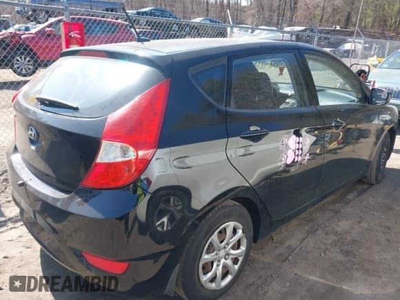 ✅ 2012 Hyundai Accent GS • VIN: KMHCT5AEXCU043832 • Lot: 41794145. Listed on IAAI with 167,798 mi. Free auction sales archive from the USA and detailed vehicle history report at DreamBid. Image 4.