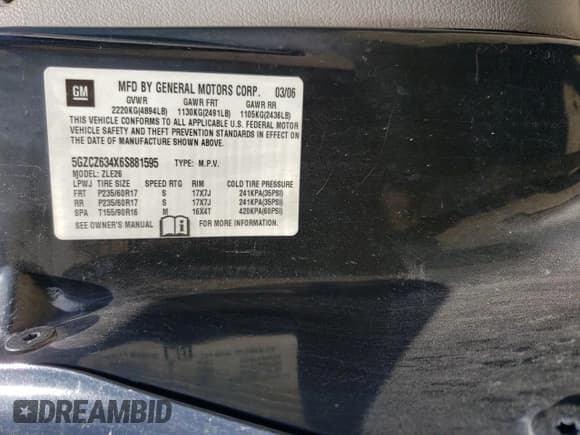 ✅ 2006 Saturn VUE • VIN: 5GZCZ634X6S881595 • Lot: 71959474. Wystawiony na Copart z przebiegiem 245 530 mil. Bezpłatny archiwum sprzedaży aukcyjnych z USA i szczegółowy raport historii pojazdu na DreamBid. Zdjęcie 14.