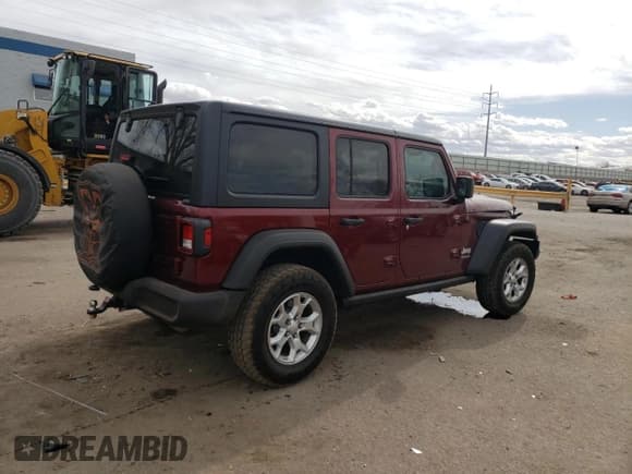 ✅ 2021 Jeep Wrangler Unlimited Islander • VIN: 1C4HJXDN4MW594626 • Lot: 44818155. Listed on Copart with 54,715 mi. Free auction sales archive from the USA and detailed vehicle history report at DreamBid. Image 3.