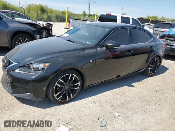 ✅ 2015 Lexus IS 250 • VIN: JTHCF1D22F5024274 • Lot: 80321395. Listed on Copart with 130,611 mi. Free auction sales archive from the USA and detailed vehicle history report at DreamBid. Image 1.