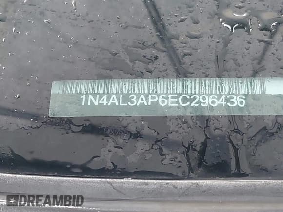 ✅ 2014 Nissan Altima SV • VIN: 1N4AL3AP6EC296436 • Lot: 42227991. Listed on IAAI with 147,874 mi. Free auction sales archive from the USA and detailed vehicle history report at DreamBid. Image 9.