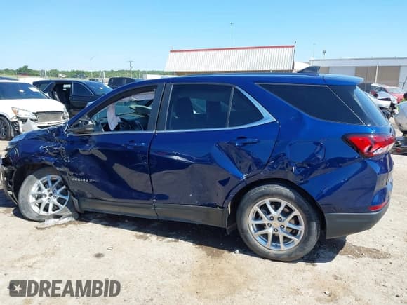 ✅ 2022 Chevrolet Equinox LT • VIN: 3GNAXUEV7NL187718 • Lot: 42826461. Listed on IAAI with 55,424 mi. Free auction sales archive from the USA and detailed vehicle history report at DreamBid. Image 14.