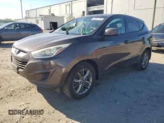 2014 Hyundai Tucson GLS with VIN KM8JT3AF2EU925312, listed as a Copart auction lot 58094795 with 88,275 mi miles and Salvage title. Bid and sale history available at DreamBid. Image 1.