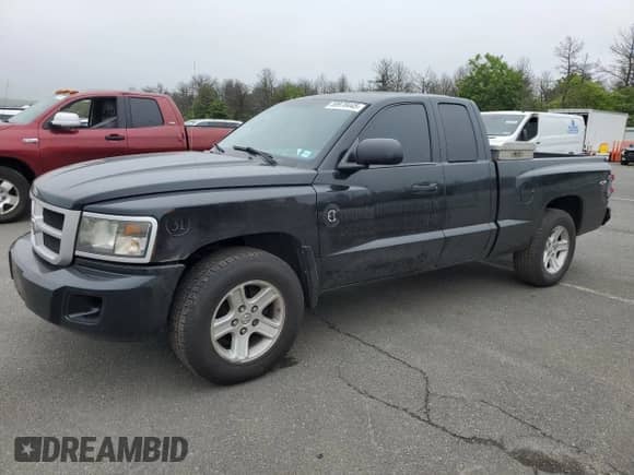 2010 Dodge Dakota Bighorn/Lonestar with VIN 1D7CW3BK3AS104568, listed as a Copart auction lot 58978445 with 160,774 mi miles and Clean title. Bid and sale history available at DreamBid. Image 1.