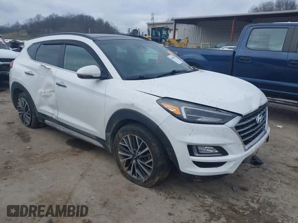 ✅ 2019 Hyundai Tucson Ultimate • VIN: KM8J3CALXKU016834 • Лот: 40970606. Опубликован ранее на IAAI с пробегом 104 208 миль. Бесплатный доступ к архиву аукционных продаж из США и подробный отчёт об истории автомобиля на DreamBid. Изображение 1.