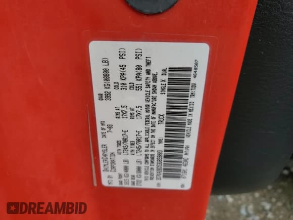 ✅ 2003 Dodge 2500 ST • VIN: 3D7KA28D53G859003 • Лот: 91222845. Опубликован ранее на Copart с пробегом 161 157 миль. Бесплатный доступ к архиву аукционных продаж из США и подробный отчёт об истории автомобиля на DreamBid. Изображение 12.