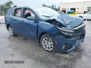 2024 Chevrolet Equinox LT с VIN 3GNAXUEG5RL335694, выставлен на аукционе IAAI как лот 43237986 с пробегом 31 043 миль миль и . История ставок и продаж доступна на DreamBid. Изображение 1.