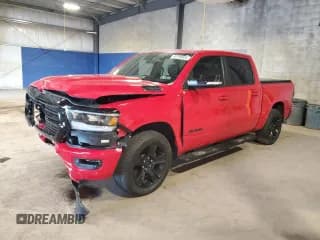 ✅ 2021 Ram 1500 Lone Star • VIN: 1C6SRFFT0MN679321 • Lot: 80798935. Listed on Copart with 30,508 mi. Free auction sales archive from the USA and detailed vehicle history report at DreamBid. Image 1.