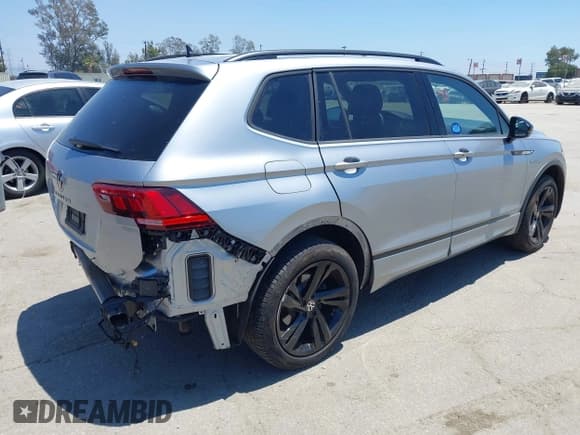 ✅ 2023 Volkswagen Tiguan SE R-Line Black • VIN: 3VVCB7AX9PM134414 • Lot: 42814576. Listed on IAAI with 14,508 mi. Free auction sales archive from the USA and detailed vehicle history report at DreamBid. Image 4.