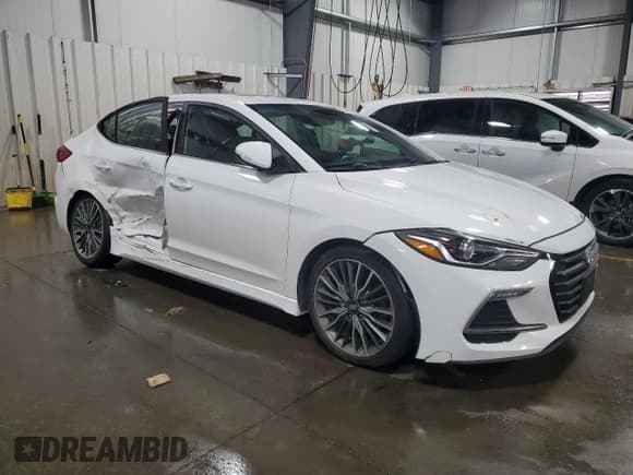 ✅ 2018 Hyundai Elantra Sport • VIN: KMHD04LB8JU504520 • Lot: 81213065. Listed on Copart with 133,312 mi. Free auction sales archive from the USA and detailed vehicle history report at DreamBid. Image 4.