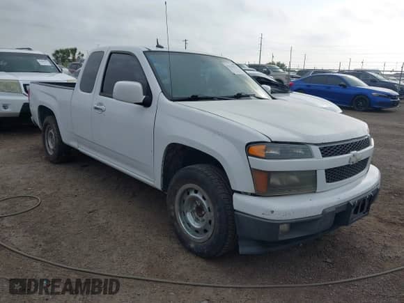 2012 Chevrolet Colorado Work Truck with VIN 1GCESBF90C8125314, listed as a IAAI auction lot 42125523 with Not provided miles and . Bid and sale history available at DreamBid. Image 1.