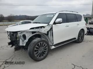 ✅ 2024 Nissan Armada Platinum • VIN: JN8AY2DA4R9417047 • Lot: 45359905. Listed on Copart with 10,709 mi. Free auction sales archive from the USA and detailed vehicle history report at DreamBid. Image 1.