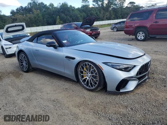 ✅ 2022 Mercedes-Benz SL 63 AMG • VIN: W1KVK8BBXNF002913 • Lot: 87042845. Listed on Copart with Not provided. Free auction sales archive from the USA and detailed vehicle history report at DreamBid. Image 4.