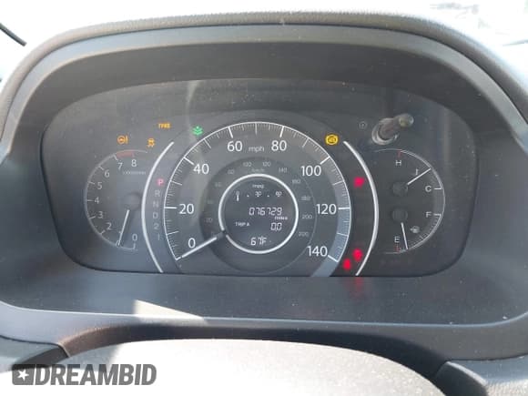 ✅ 2013 Honda CR-V EX-L • VIN: 5J6RM4H78DL046954 • Lot: 43411702. Listed on IAAI with 76,729 mi. Free auction sales archive from the USA and detailed vehicle history report at DreamBid. Image 7.