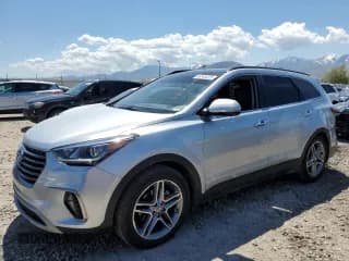 ✅ 2017 Hyundai Santa Fe SE Ultimate • VIN: KM8SRDHF5HU212536 • Lot: 56145225. Listed on Copart with 147,704 mi. Free auction sales archive from the USA and detailed vehicle history report at DreamBid. Image 1.