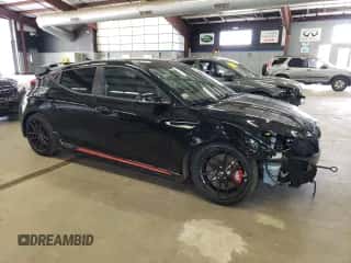 2020 Hyundai Veloster with VIN KMHT36AH0LU008068, listed as a Copart auction lot 68207004 with 73,794 mi miles and Salvage title. Bid and sale history available at DreamBid. Image 4.