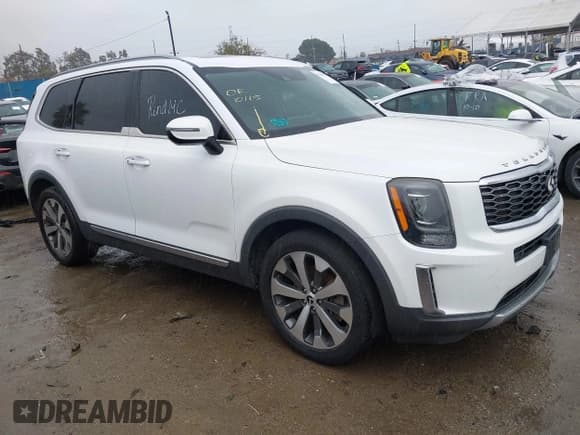 ✅ 2020 Kia Telluride S • VIN: 5XYP64HC2LG091547 • Лот: 43769971. Опубликован ранее на IAAI с пробегом 99 187 миль. Бесплатный доступ к архиву аукционных продаж из США и подробный отчёт об истории автомобиля на DreamBid. Изображение 1.