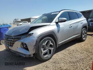 2022 Hyundai Tucson Limited with VIN KM8JECA16NU012874, listed as a Copart auction lot 68545545 with 32,929 mi miles and Salvage title. Bid and sale history available at DreamBid. Image 1.