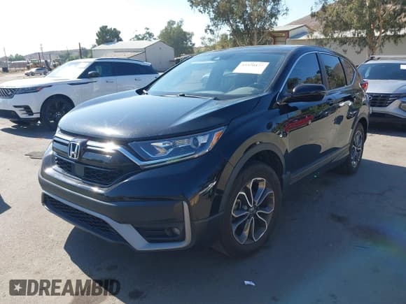 ✅ 2021 Honda CR-V EX-L • VIN: 2HKRW1H83MH419684 • Lot: 43520177. Listed on IAAI with 77,539 mi. Free auction sales archive from the USA and detailed vehicle history report at DreamBid. Image 2.