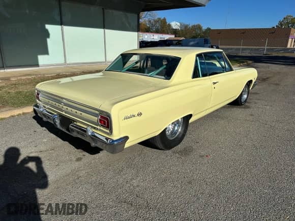 1965 Chevrolet Malibu with VIN 135375Z111469, listed as a Copart auction lot 91593715 with Not provided miles and Clean title. Bid and sale history available at DreamBid. Image 4.