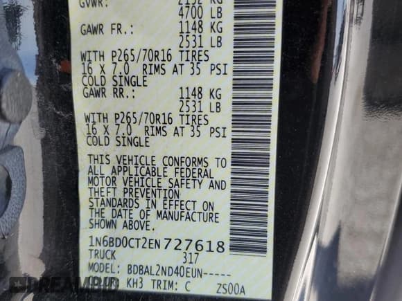 ✅ 2014 Nissan Frontier S • VIN: 1N6BD0CT2EN727618 • Лот: 59637225. Опубликован ранее на Copart с пробегом 129 030 миль. Бесплатный доступ к архиву аукционных продаж из США и подробный отчёт об истории автомобиля на DreamBid. Изображение 12.