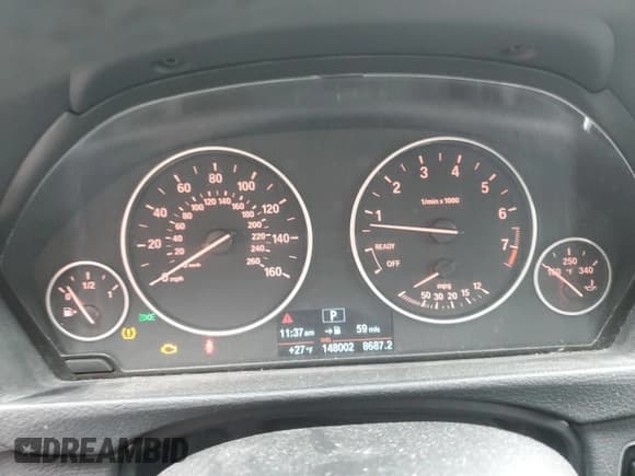 ✅ 2013 BMW 3 Series 328i xDrive • VIN: WBA3B3C50DJ969682 • Lot: 91551735. Wystawiony na Copart z przebiegiem 148 002 mil. Bezpłatny archiwum sprzedaży aukcyjnych z USA i szczegółowy raport historii pojazdu na DreamBid. Zdjęcie 9.