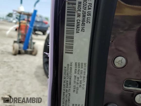 ✅ 2021 Dodge Challenger R/T Scat Pack • VIN: 2C3CDZFJ5MH645142 • Lot: 58647273. Wystawiony na Copart z przebiegiem 11 053 mil. Bezpłatny archiwum sprzedaży aukcyjnych z USA i szczegółowy raport historii pojazdu na DreamBid. Zdjęcie 13.