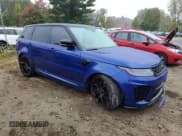 ✅ 2022 Land Rover Range Rover Sport SVR • VIN: SALWZ2RE4NA220357 • Lot: 82032915. Listed on Copart with Not provided. Free auction sales archive from the USA and detailed vehicle history report at DreamBid. Image 4.