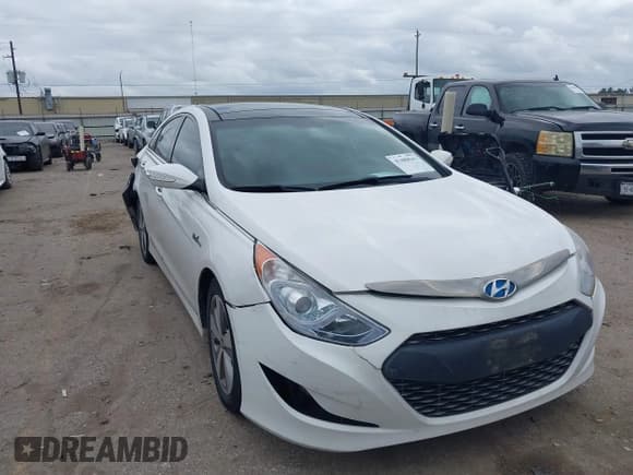 ✅ 2012 Hyundai Sonata Hybrid • VIN: KMHEC4A42CA020959 • Lot: 41480541. Listed on IAAI with 79,777 mi. Free auction sales archive from the USA and detailed vehicle history report at DreamBid. Image 1.