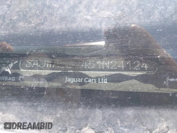 ✅ 2005 Jaguar S-Type • VIN: SAJWA03V451N24124 • Lot: 42062179. Listed on IAAI with 286,268 mi. Free auction sales archive from the USA and detailed vehicle history report at DreamBid. Image 9.