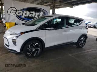 2023 Chevrolet Bolt EV 2LT с VIN 1G1FX6S09P4190771, выставлен на аукционе Copart как лот 80439395 с пробегом 27 479 миль миль и На запчасти • Non repairable. История ставок и продаж доступна на DreamBid. Изображение 1.