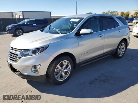 2018 Chevrolet Equinox LT with VIN 2GNAXTEX8J6168492, listed as a Copart auction lot 90454705 with 120,701 mi miles and Salvage title. Bid and sale history available at DreamBid. Image 1.