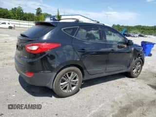 2014 Hyundai Tucson Walking Dead Edition with VIN KM8JUCAG8EU936627, listed as a Copart auction lot 56313984 with 109,412 mi miles and Salvage title. Bid and sale history available at DreamBid. Image 3.