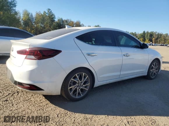 ✅ 2019 Hyundai Elantra SEL • VIN: KMHD84LF5KU748901 • Lot: 85103485. Listed on Copart with 98,021 mi. Free auction sales archive from the USA and detailed vehicle history report at DreamBid. Image 3.