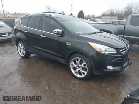 ✅ 2013 Ford Escape Titanium • VIN: 1FMCU0J90DUA76892 • Lot: 43769603. Listed on IAAI with 129,881 mi. Free auction sales archive from the USA and detailed vehicle history report at DreamBid. Image 1.