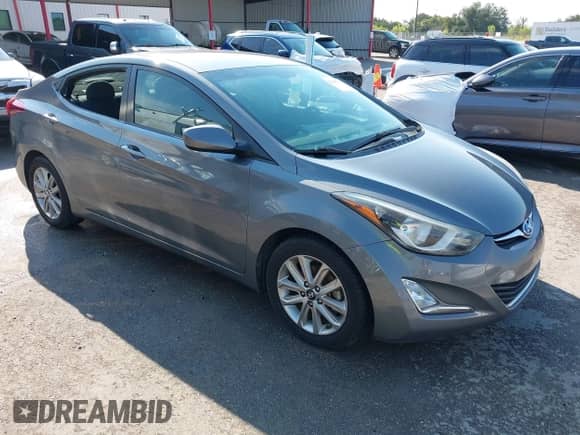 2014 Hyundai Elantra SE z VIN 5NPDH4AE6EH488067, wystawiony jako IAAI lot #43055126 z przebiegiem 104 871 mil mil oraz . Historia ofert i sprzedaży dostępna na DreamBid. Obrazek 1.
