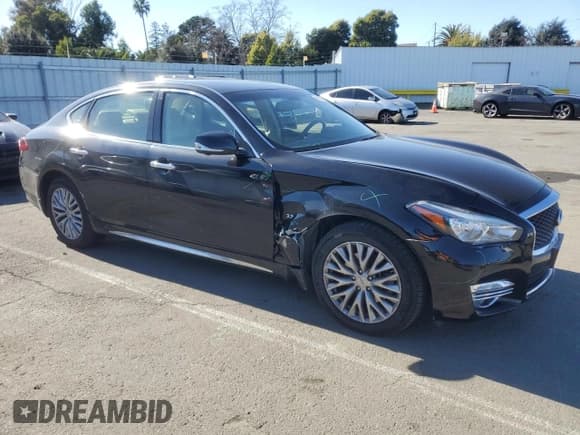 ✅ 2015 Infiniti Q70 • VIN: JN1BY1PR9FM830573 • Lot: 48071215. Listed on Copart with 57,378 mi. Free auction sales archive from the USA and detailed vehicle history report at DreamBid. Image 4.