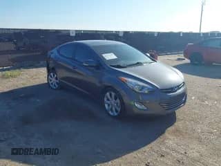 2013 Hyundai Elantra Limited z VIN 5NPDH4AE5DH218021, wystawiony jako IAAI lot #42517300 z przebiegiem 74 841 mil mil oraz . Historia ofert i sprzedaży dostępna na DreamBid. Obrazek 1.