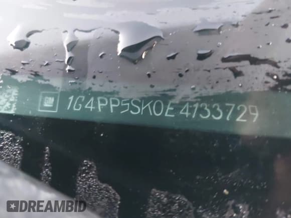 ✅ 2014 Buick Verano • VIN: 1G4PP5SK0E4133729 • Лот: 43554785. Опубликован ранее на IAAI с пробегом 166 655 миль. Бесплатный доступ к архиву аукционных продаж из США и подробный отчёт об истории автомобиля на DreamBid. Изображение 9.