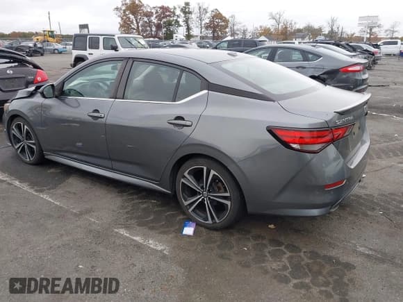 ✅ 2020 Nissan Sentra SR • VIN: 3N1AB8DV0LY261841 • Lot: 43564726. Listed on IAAI with 71,815 mi. Free auction sales archive from the USA and detailed vehicle history report at DreamBid. Image 3.