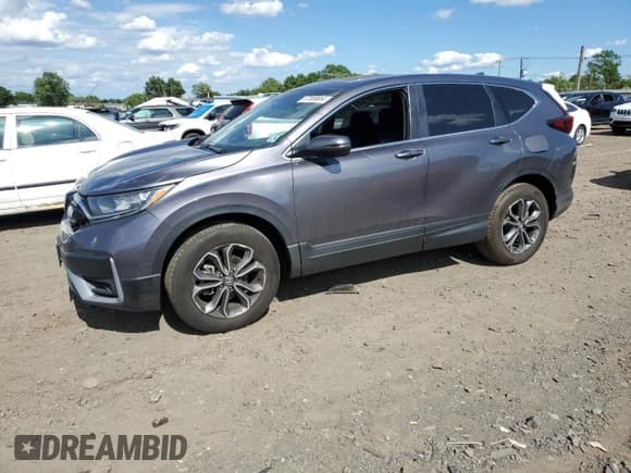 ✅ 2021 Honda CR-V EX • VIN: 7FARW2H54ME005425 • Lot: 57389684. Listed on Copart with 20,583 mi. Free auction sales archive from the USA and detailed vehicle history report at DreamBid. Image 1.