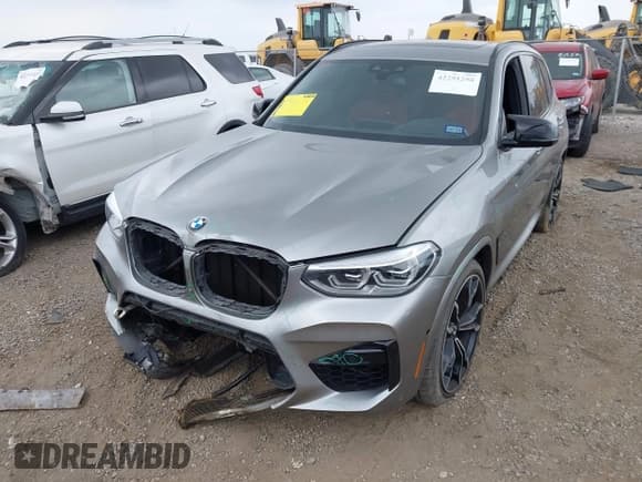 ✅ 2020 BMW X3 M Competition • VIN: 5YMTS0C02LLT10003 • Лот: 42291298. Опубликован ранее на IAAI с пробегом 70 155 миль. Бесплатный доступ к архиву аукционных продаж из США и подробный отчёт об истории автомобиля на DreamBid. Изображение 2.